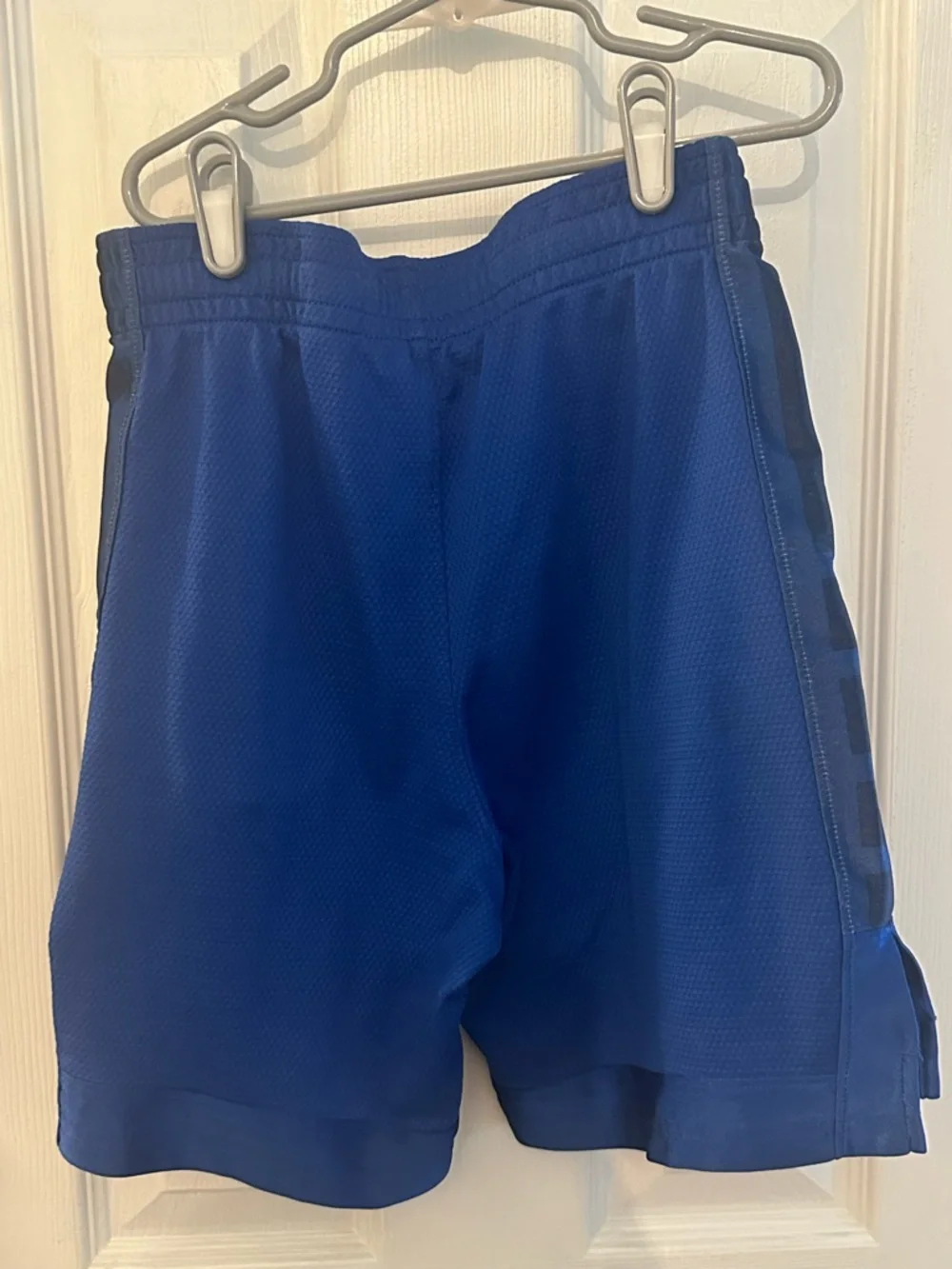 Nike Boys Royal Blue Dry Fit Shorts with Navy Swoosh size M